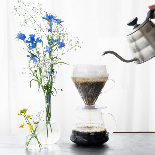 Воронка для заваривания кофе HARIO V60 02, прозрачная, VDR-02-T
