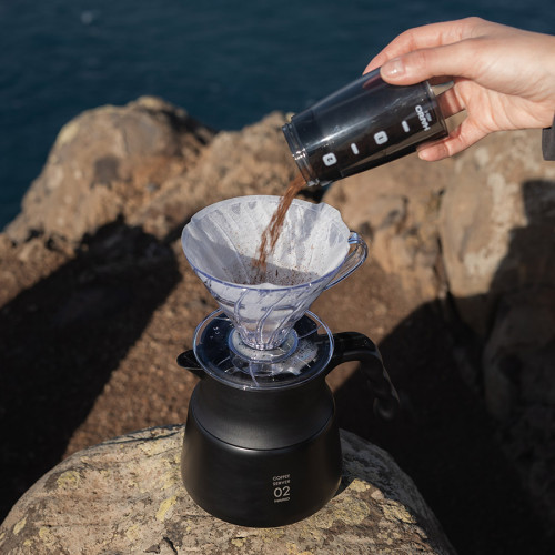 Воронка для заваривания кофе HARIO V60 02, прозрачная, VDR-02-T
