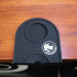 Коврик для темперовки кофе с подставкой Rhino Coffee Gear, чёрный силикон