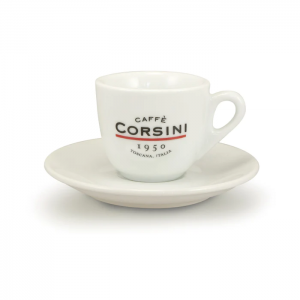Ceașcă din porțelan pentru espresso Caffè Corsini cu farfurioară