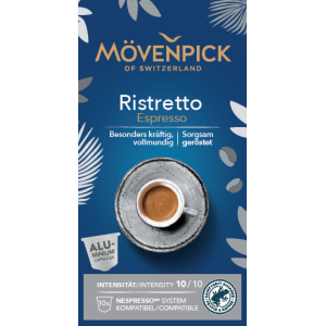 Кофе в капсулах MOVENPICK Ristretto 10/10, 10 капсул 