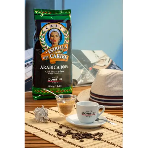 Кофе CORSINI ESTRELLA del CARIBE в зернах 1 кг