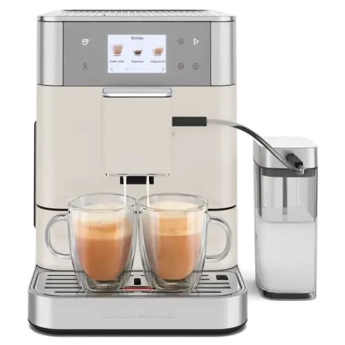 Кофемашина KitchenAid KF7 5KES8557 в черном белом и стальном цвете