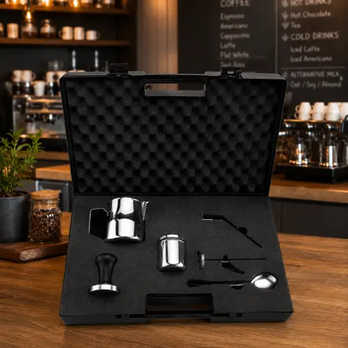 Set accesorii barista Motta în cutie
