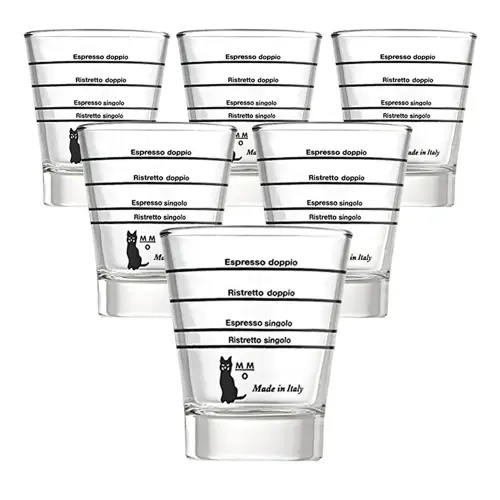 Pahar gradat pentru cafea Motta (set 6 buc.)